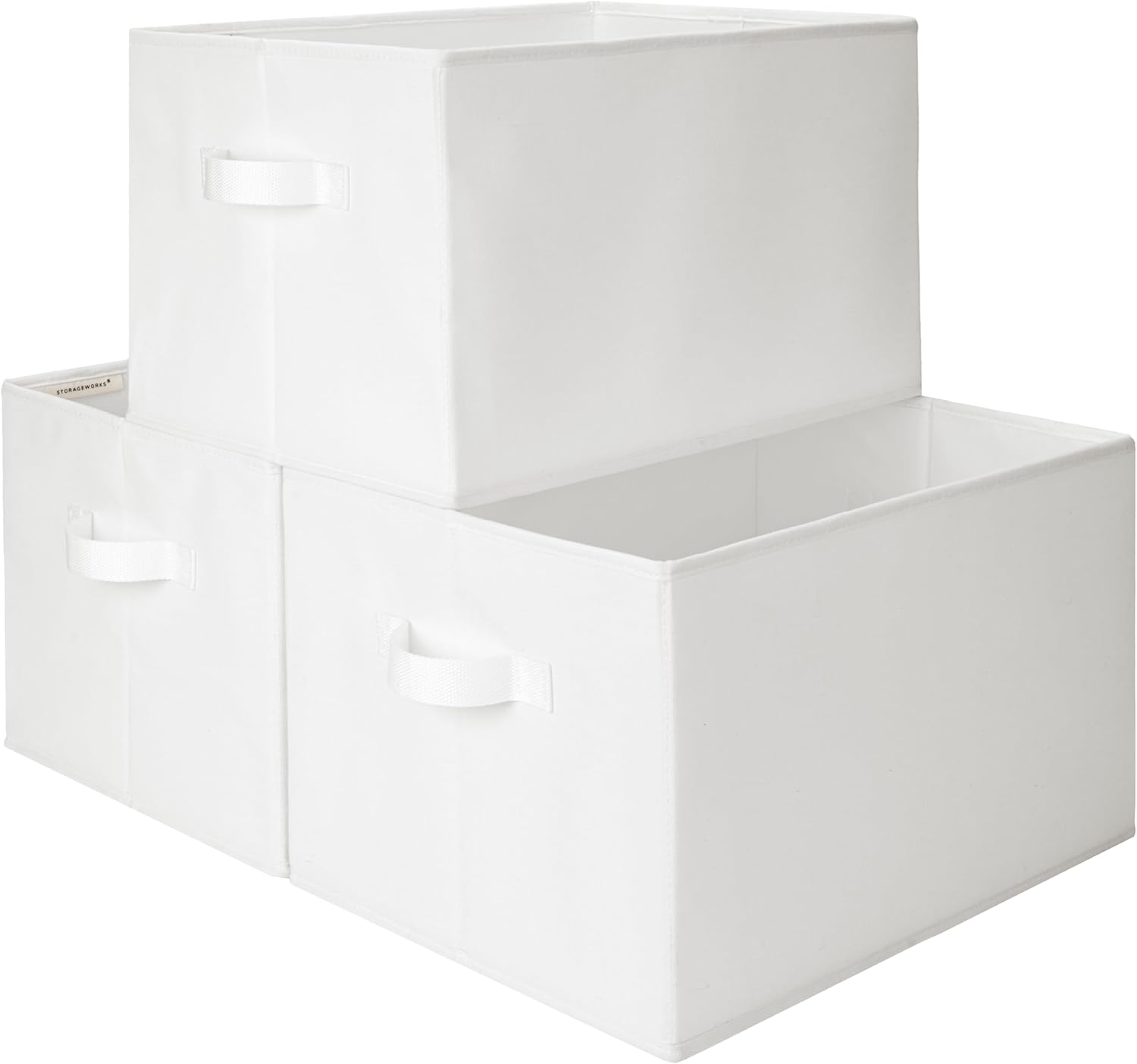 Storage Baskets for Shelves, 3-Pack