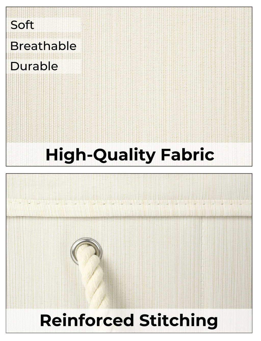 Lidded Large Storage Bins, Foldable Decorative Boxes, 3-Pack