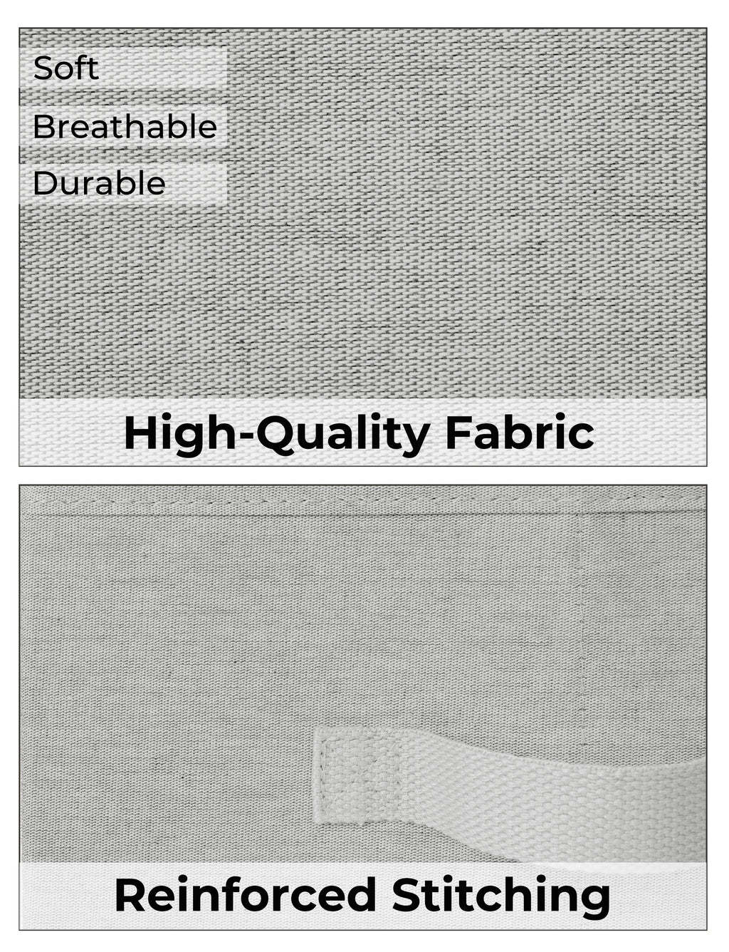 Storage Baskets for Shelves, 3-Pack