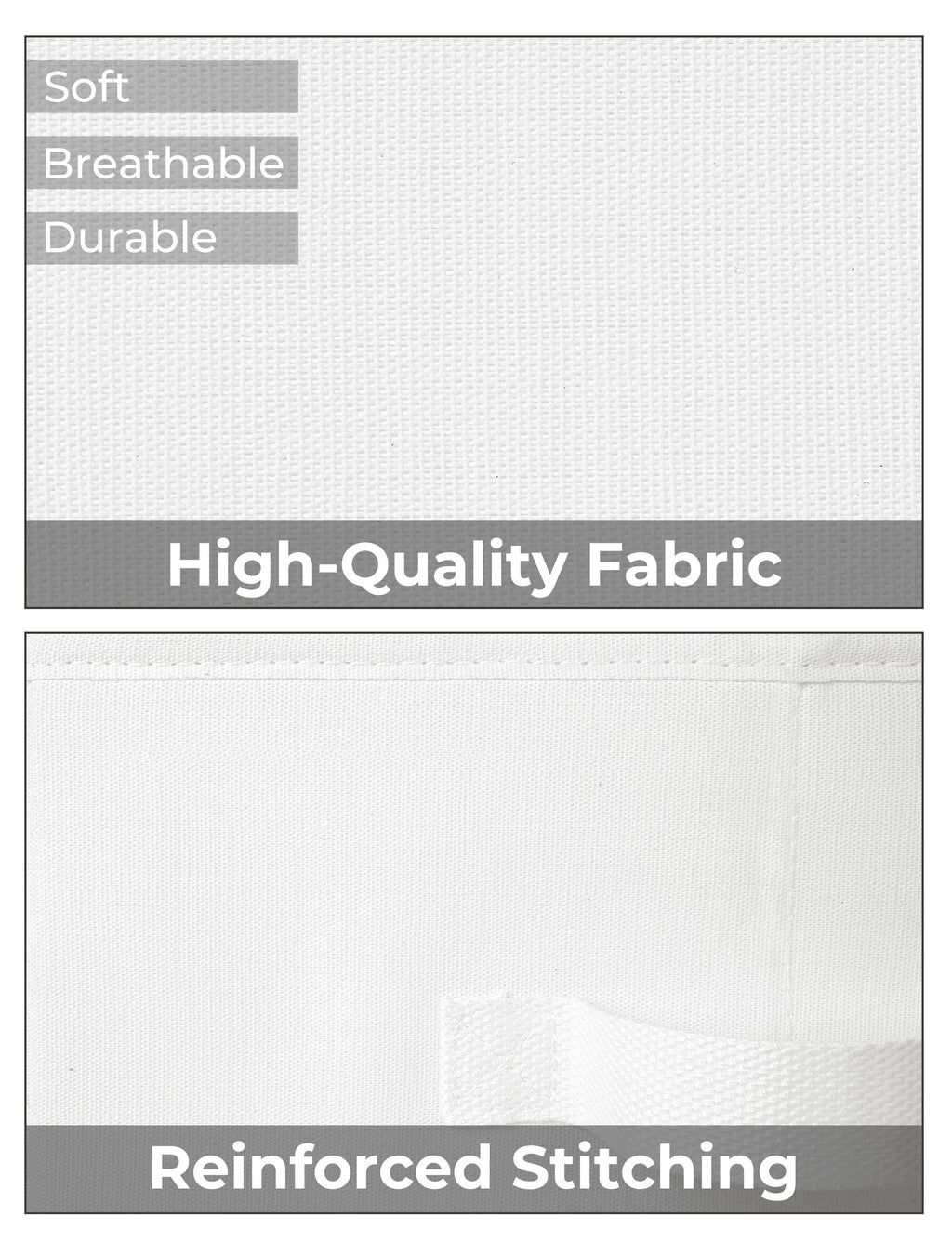 Storage Baskets for Shelves, 3-Pack