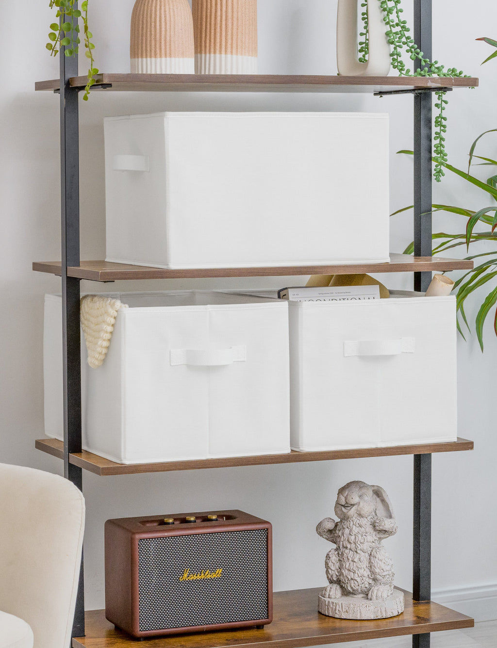 Storage Baskets for Shelves, 3-Pack