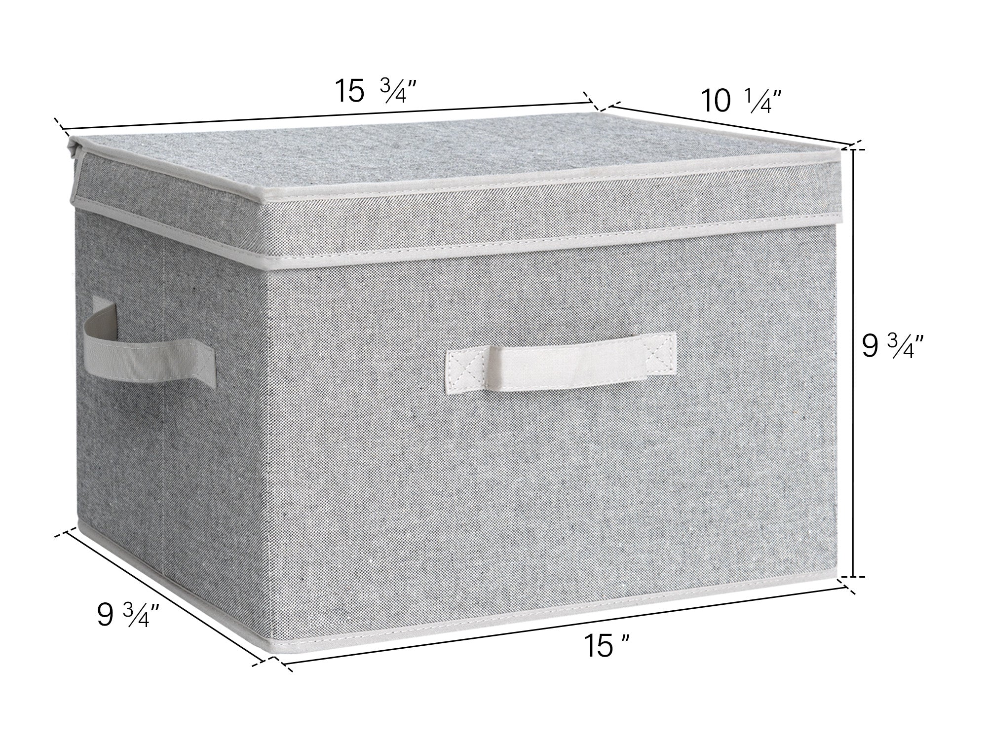 Fabric Storage Bins with Lid