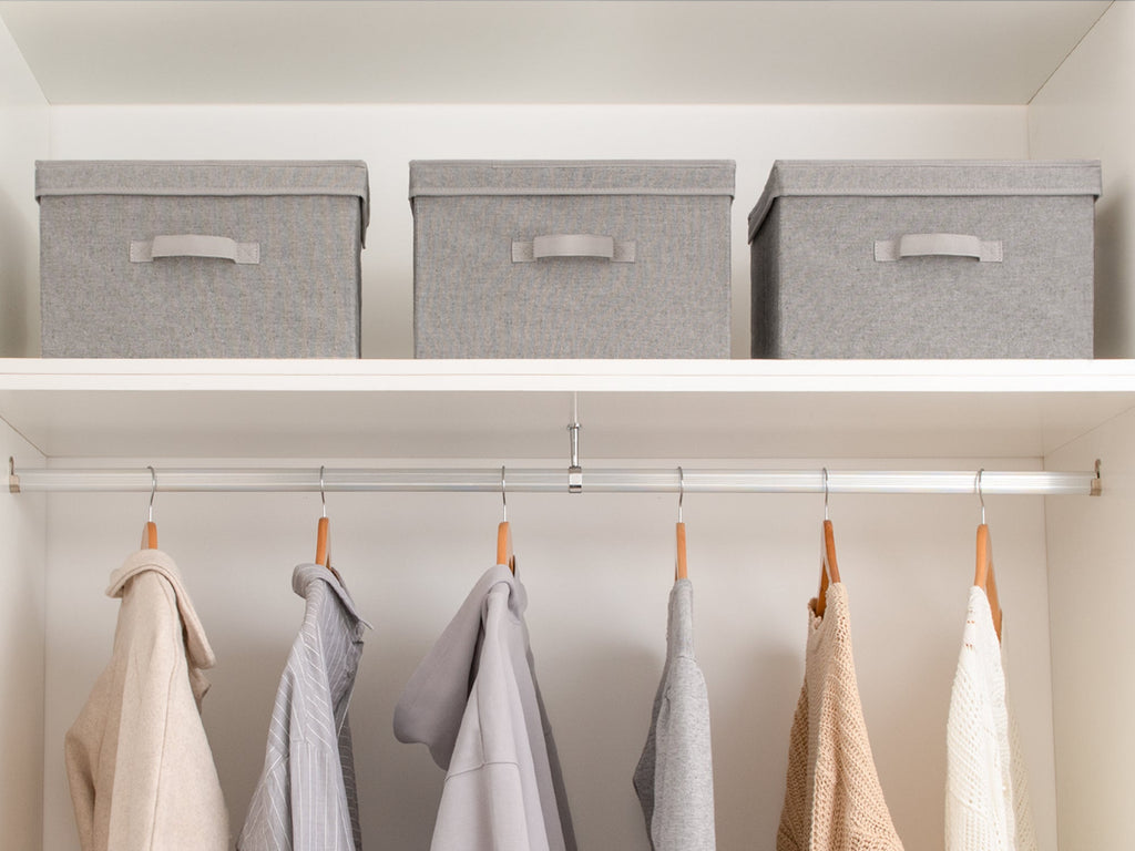 Fabric Storage Bins with Lid