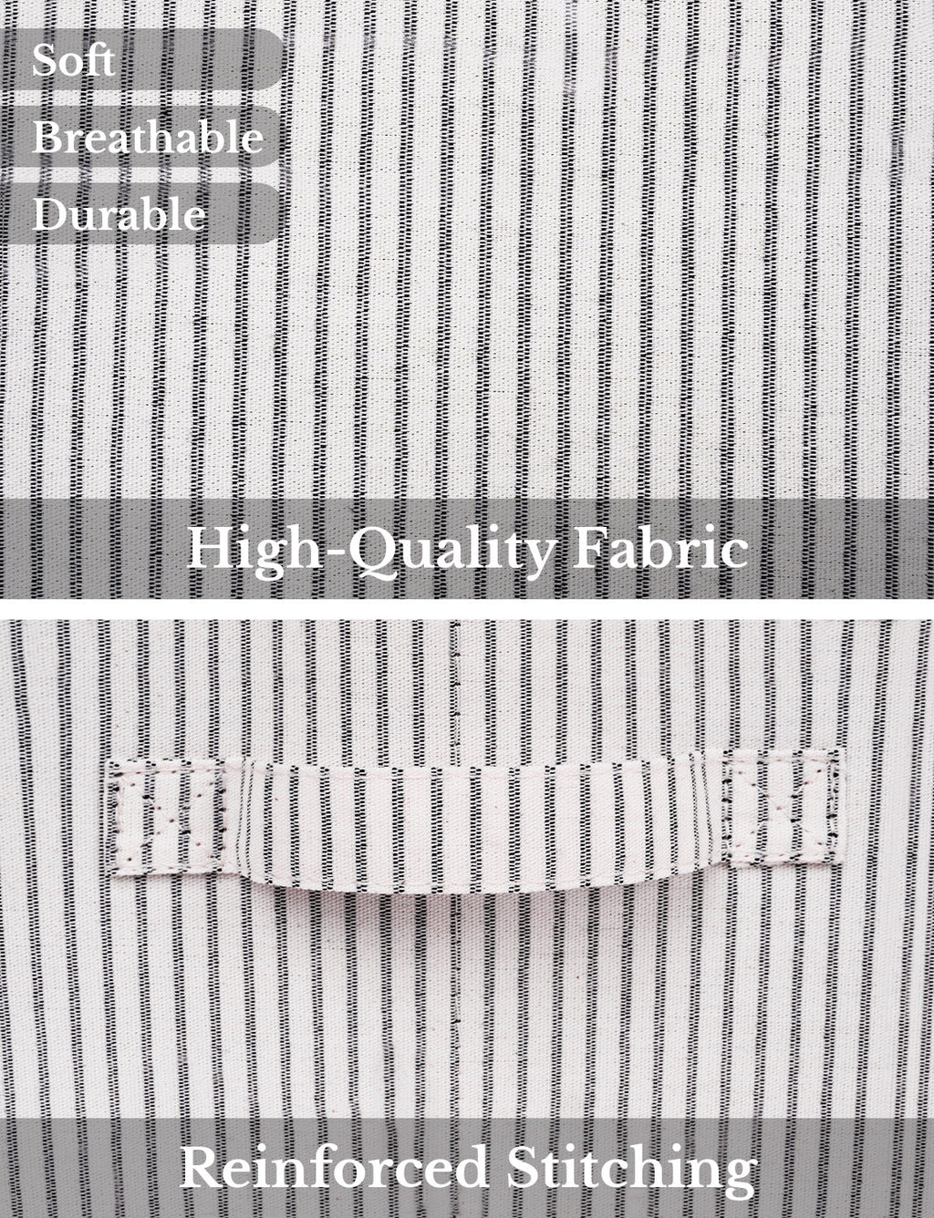 Closet Storage Bins, Trapezoid Storage Box, 3-Pack