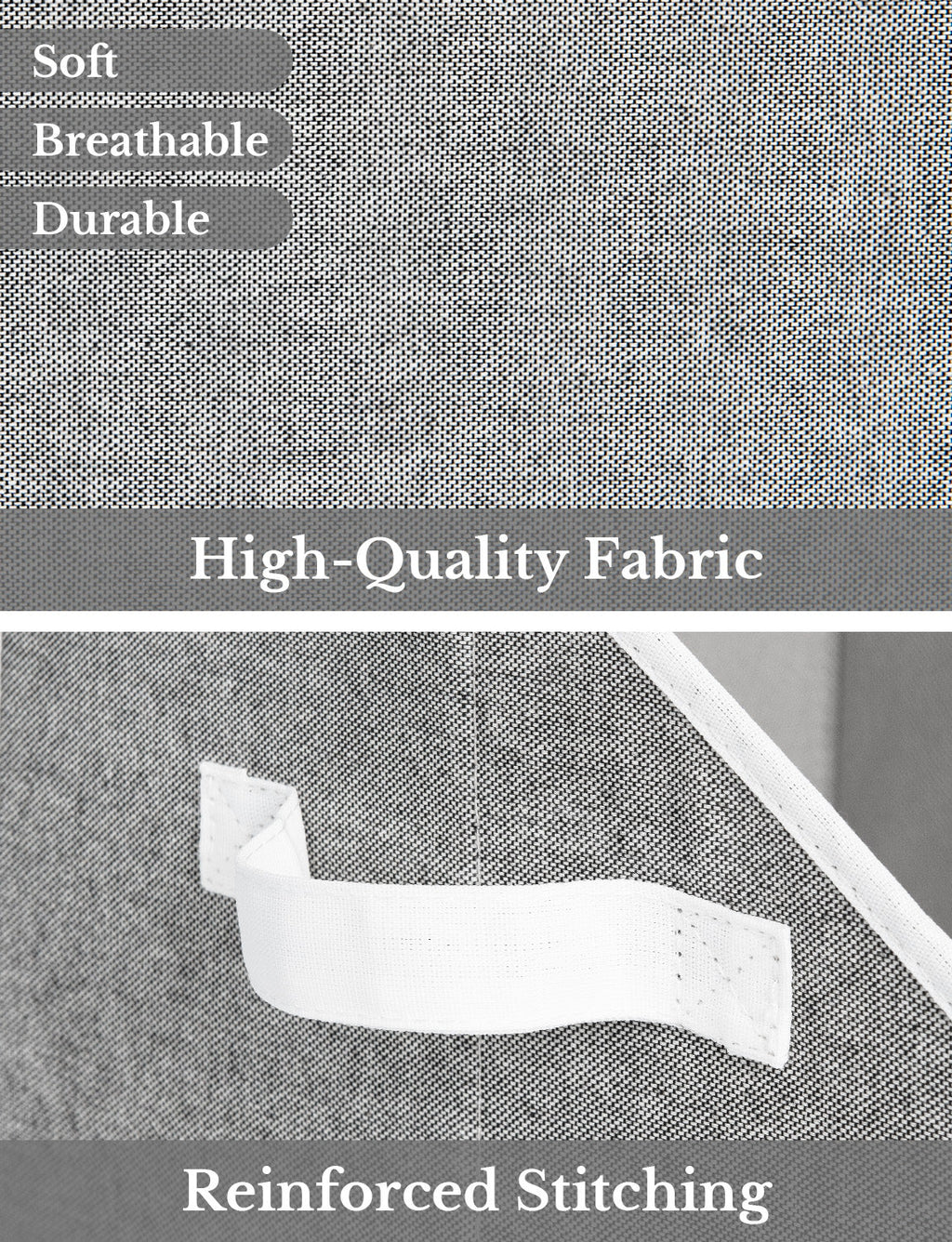 Closet Storage Bins, Trapezoid Storage Box, 3-Pack