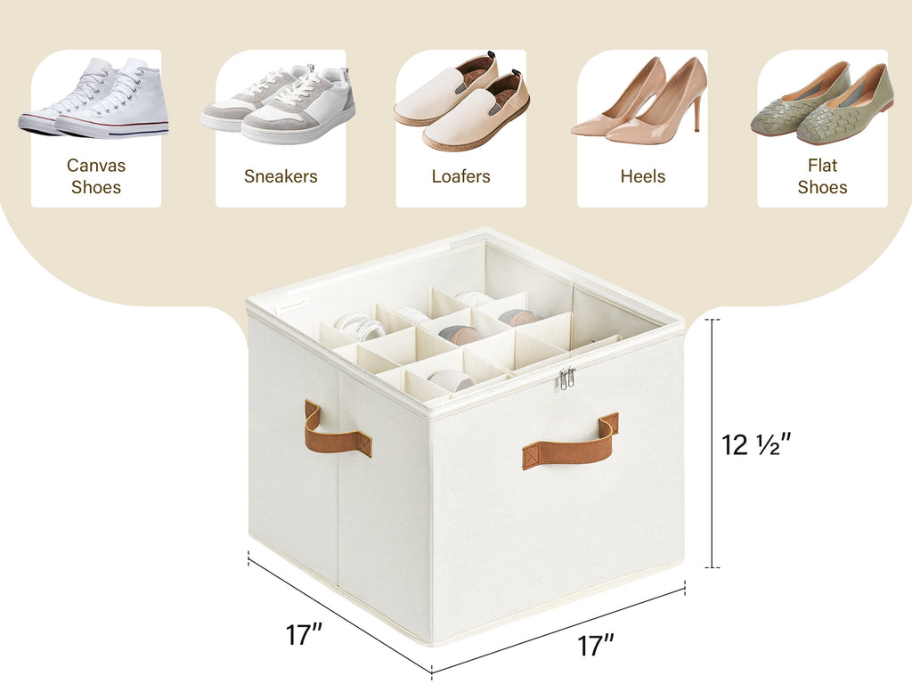 Shoe Organizer for Closet, Fits up to 16 Pairs, 1 Pack