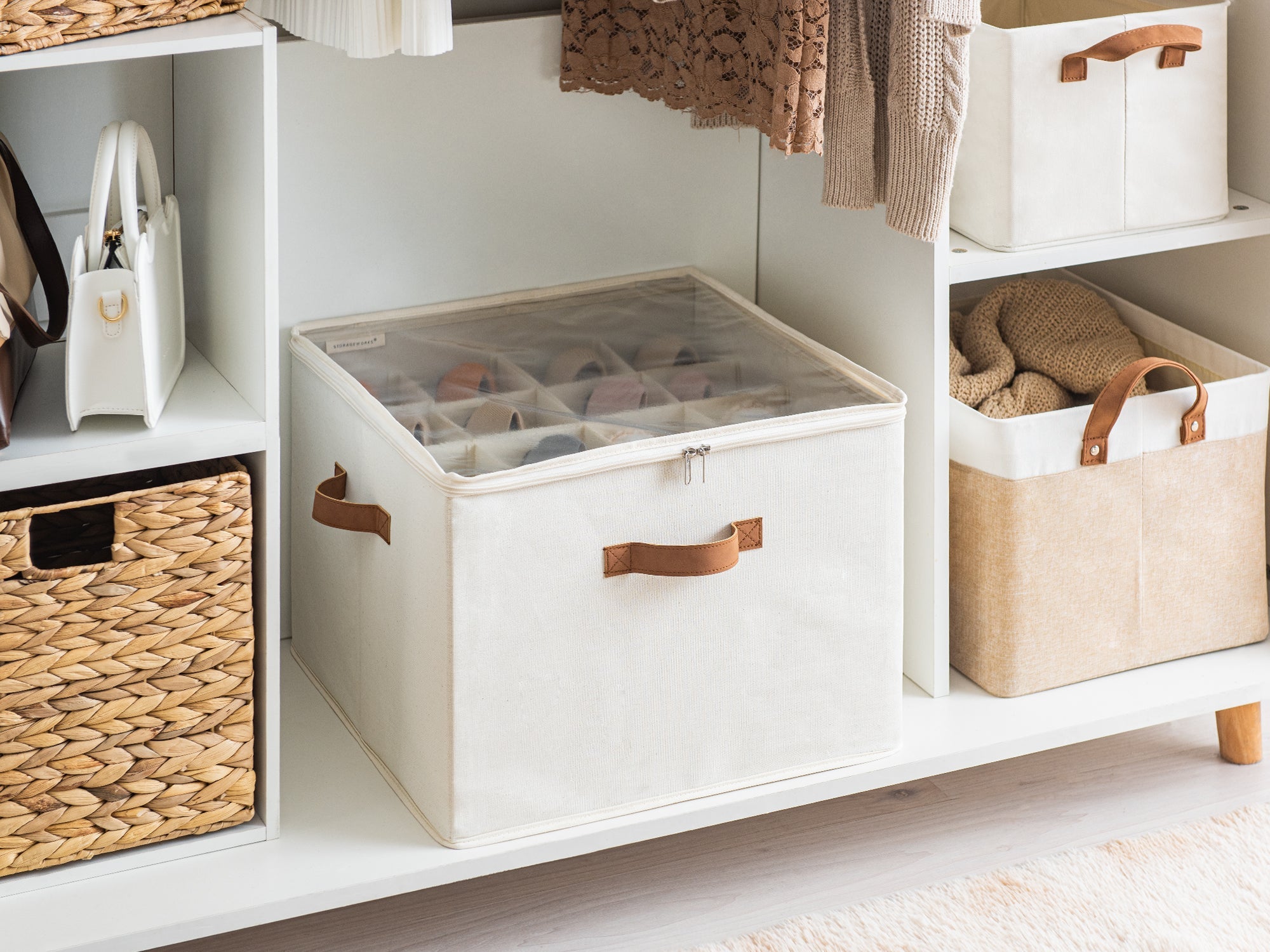 Shoe Organizer for Closet, Fits up to 16 Pairs, 1 Pack