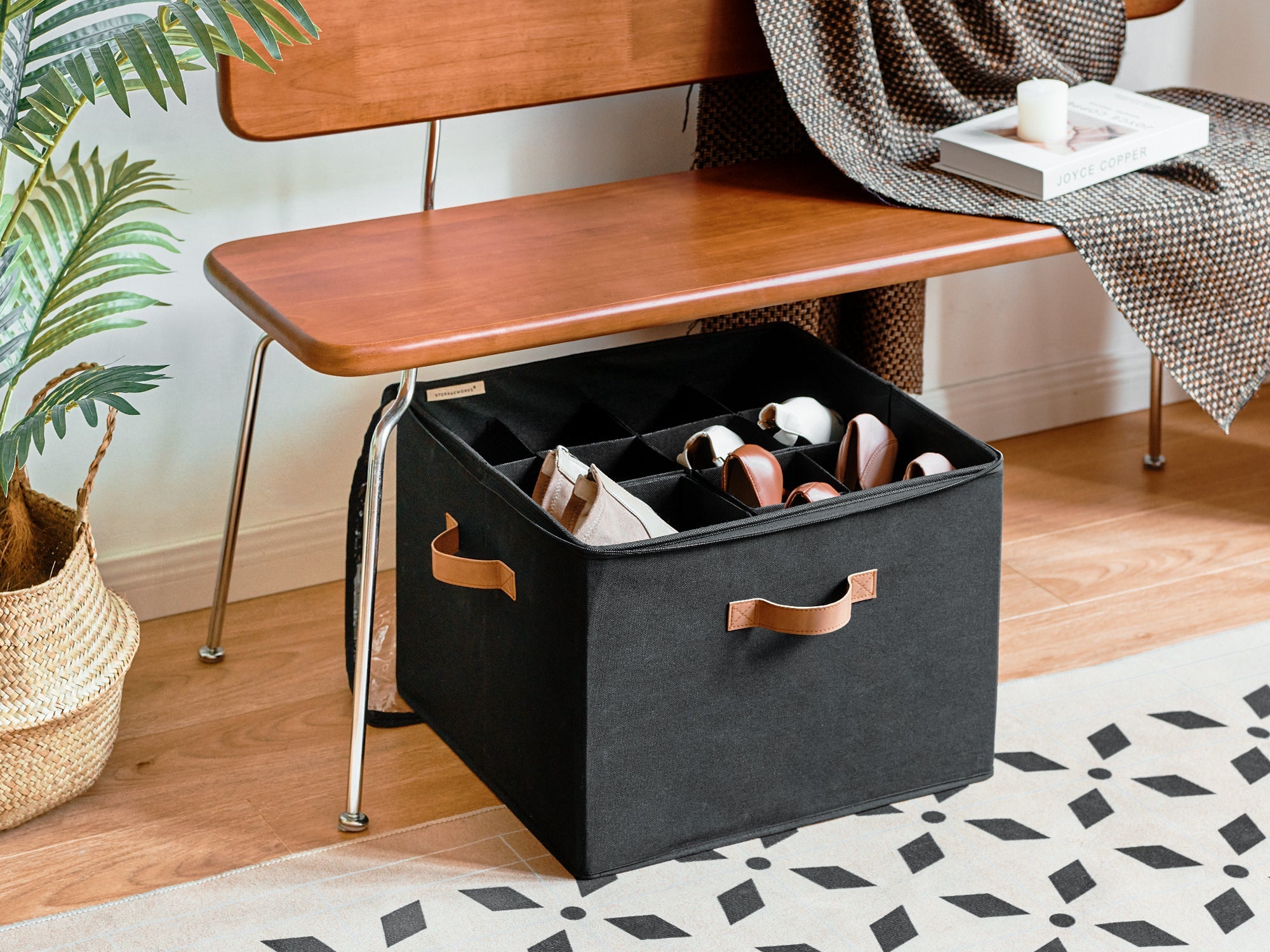 Shoe Organizer for Closet, Fits up to 16 Pairs, 1 Pack