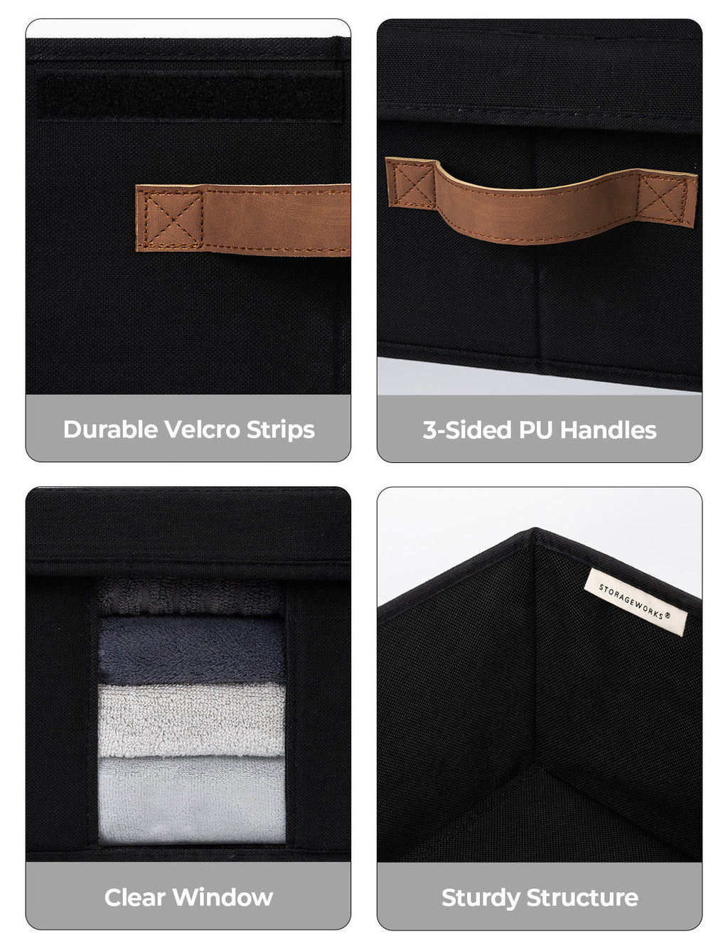 Under Bed Storage Bins with Lids, 2 Pack