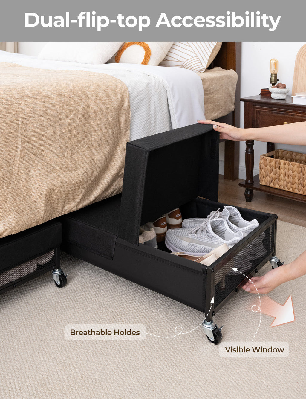 Under Bed Storage with Wheels