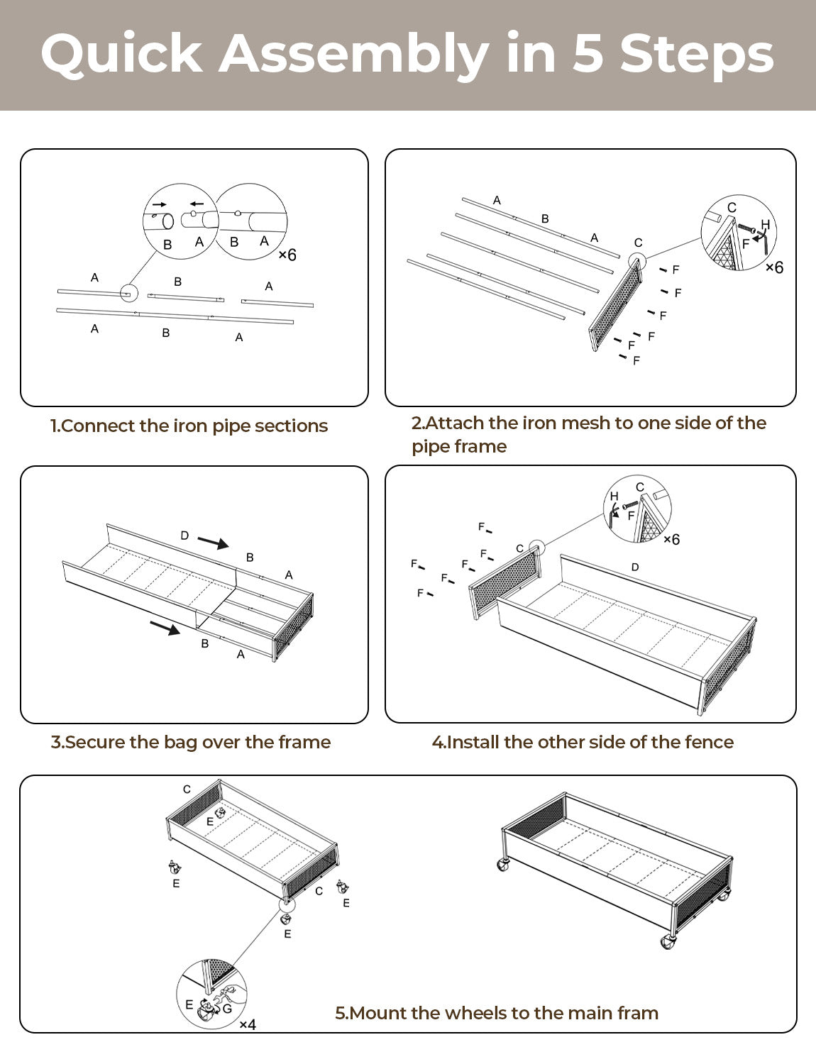 Under Bed Storage with Wheels
