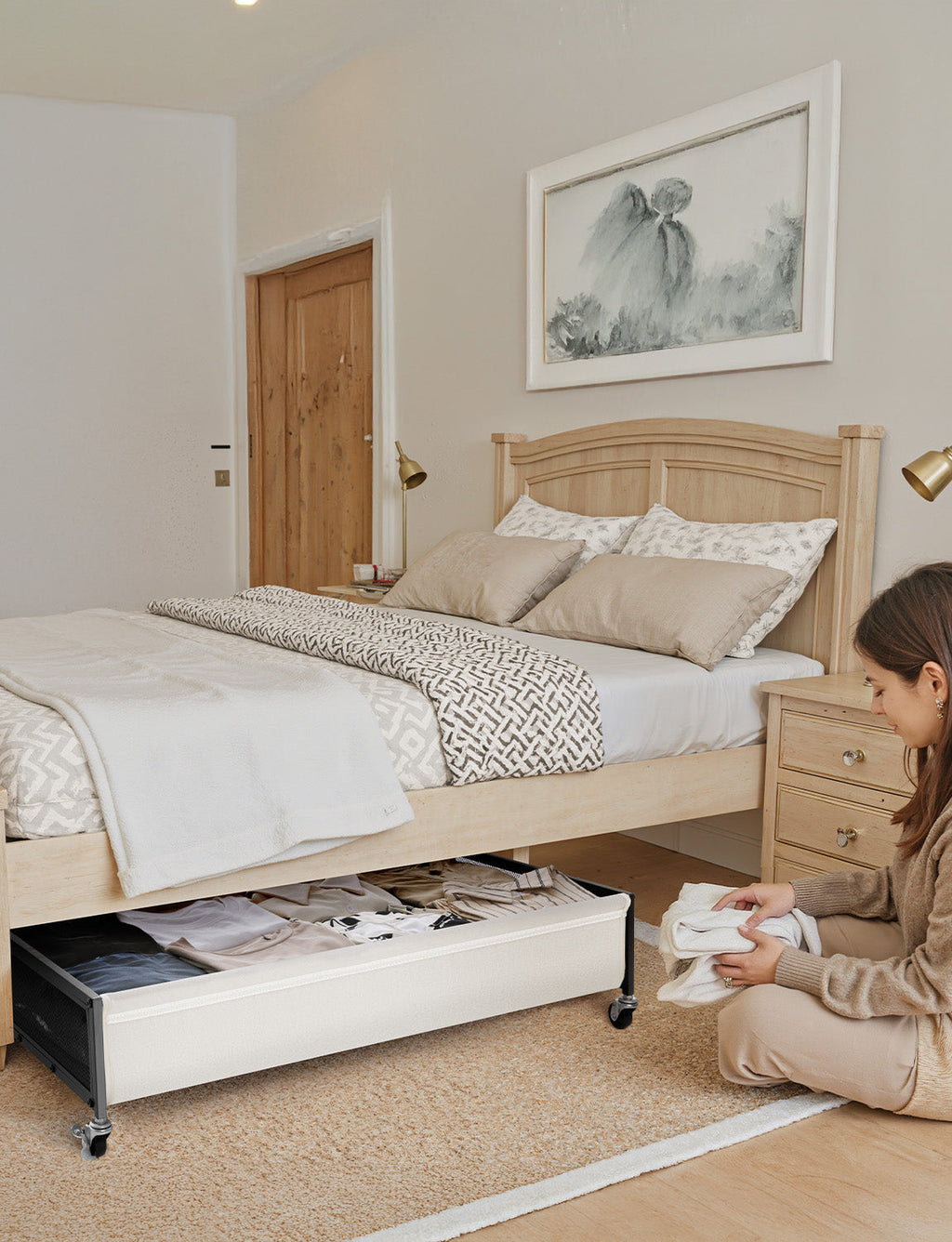 Under Bed Storage with Wheels