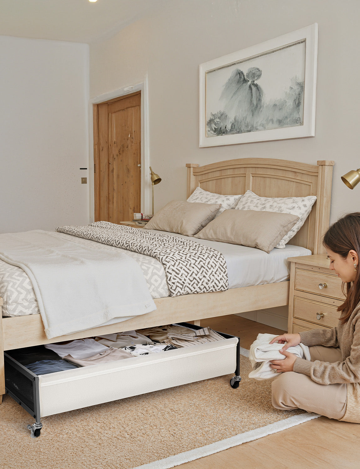 Under Bed Storage with Wheels