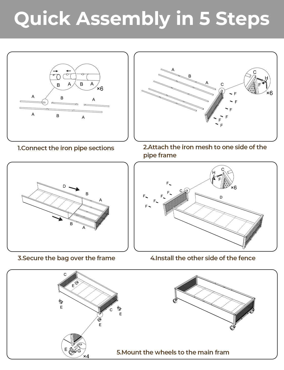 Under Bed Storage with Wheels