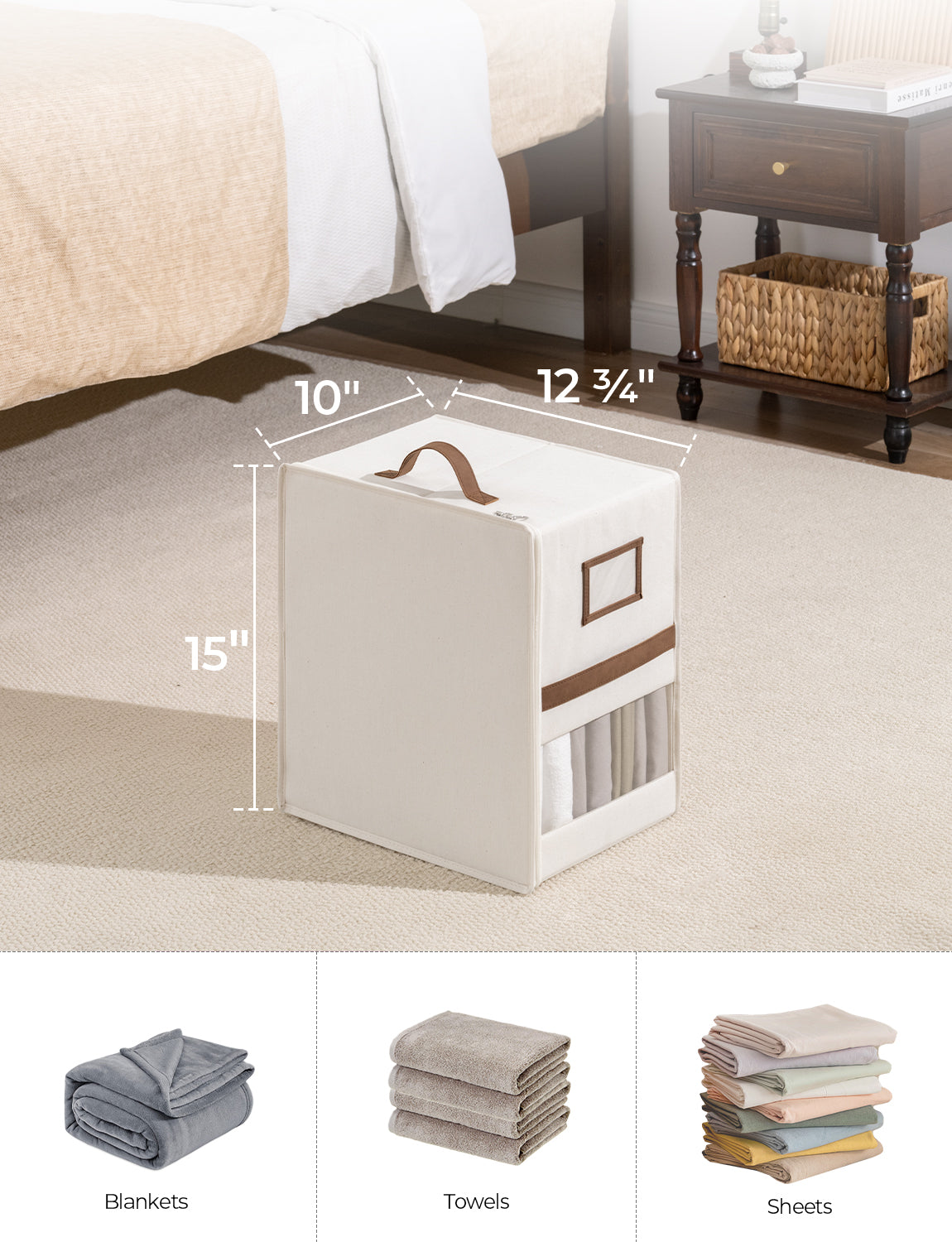 Bed Sheet Organizers and Storage