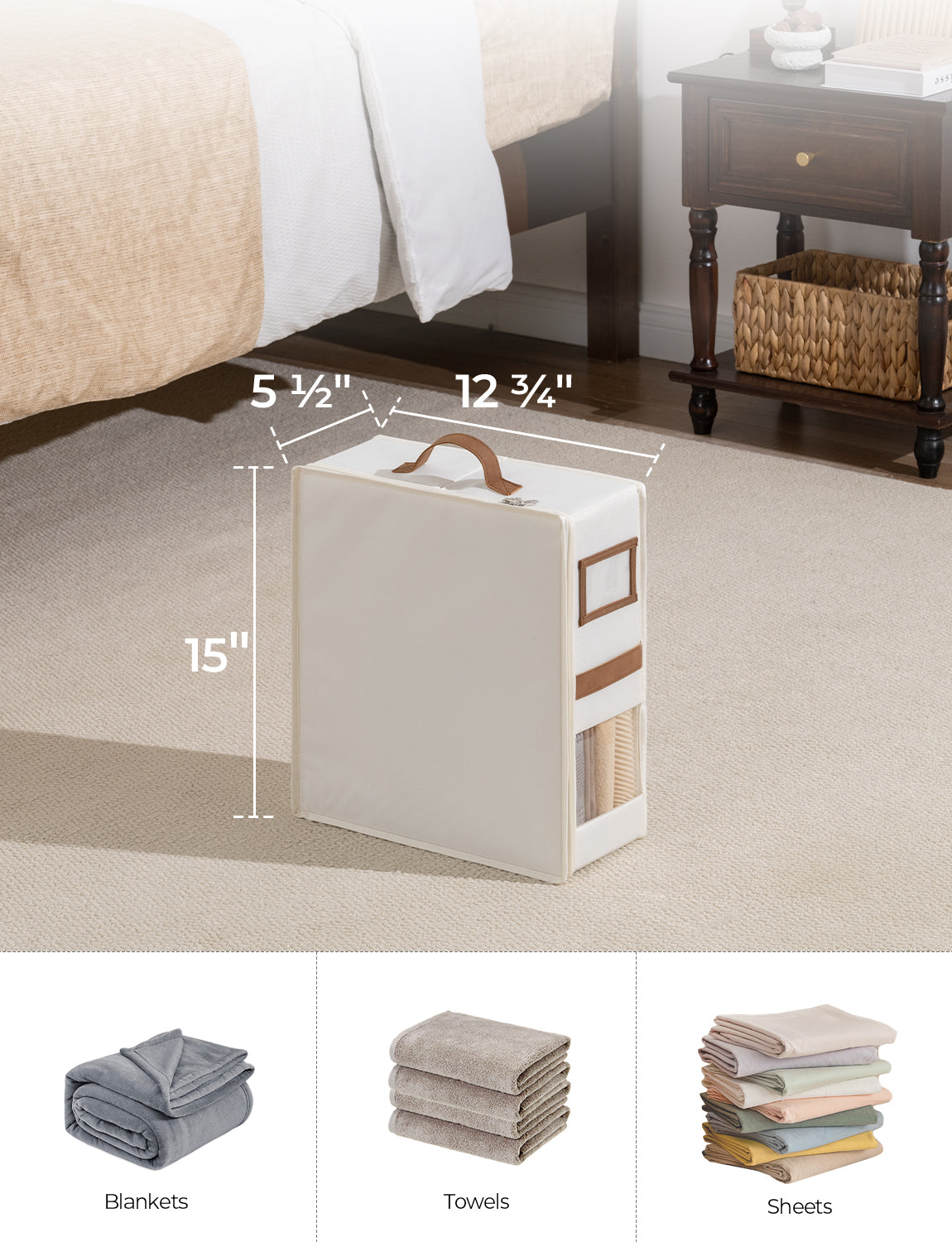 Bed Sheet Organizers and Storage
